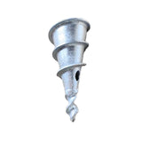 Galvanized Ground Screw For Solar Mounting System 1550 Alloy Junction