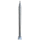 Galvanized Ground Screw For Solar Mounting System 1550 Alloy Junction